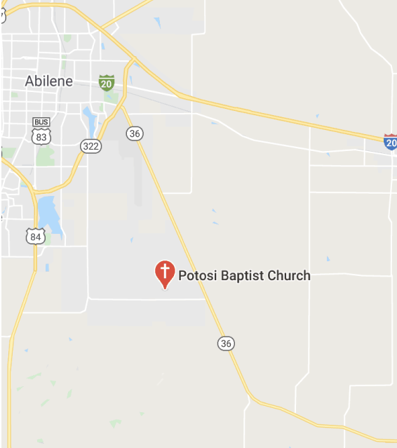 Directions to Potosi Baptist Church